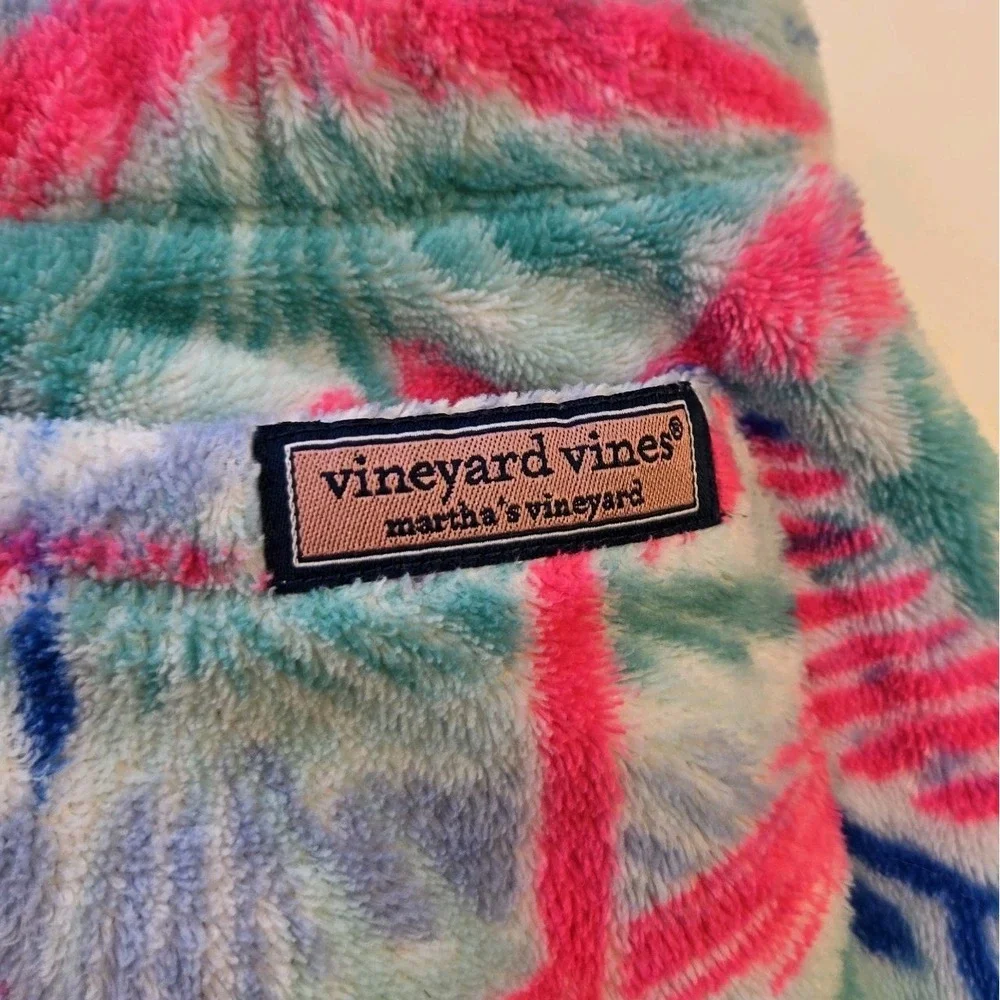Vineyard Vines Girls Fleece Pajama Pants Loungewear Size S 7-8‎ Down The Shore